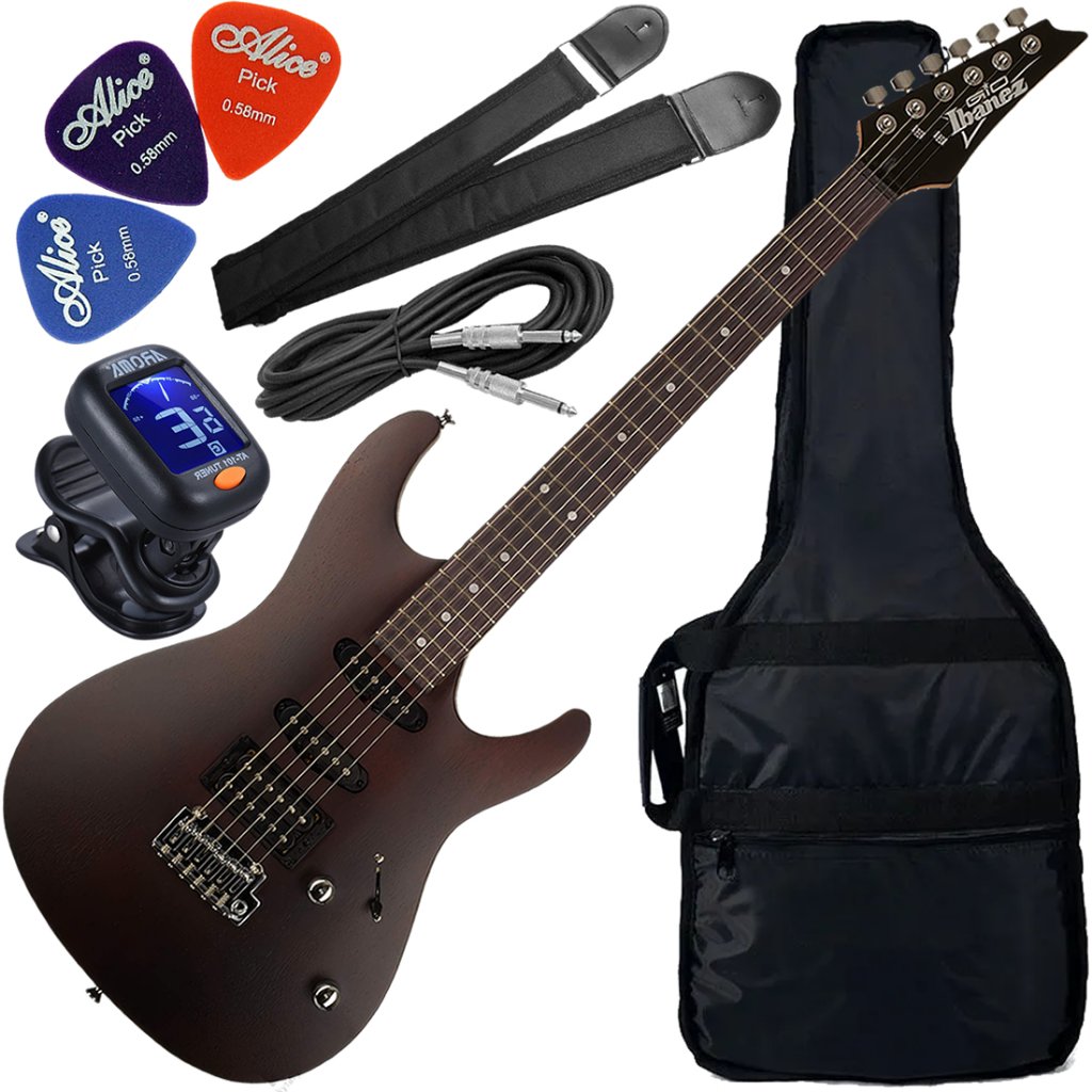 Kit Guitarra Ibanez Gio GSA60 HSS Walnut Flat WNF Gx01