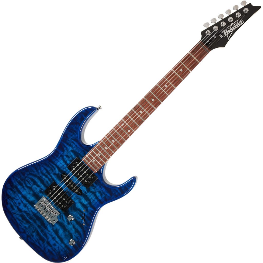Kit Guitarra Ibanez Grx70 Qa Hsh Blue Burst Tbb Gx03
