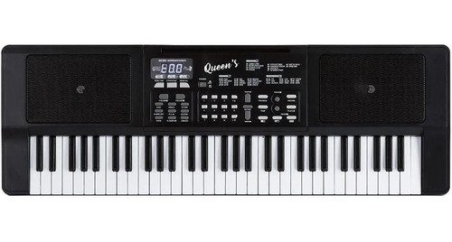 Kit Teclado Barato Musical Estudante 61 Teclas Multi Funções