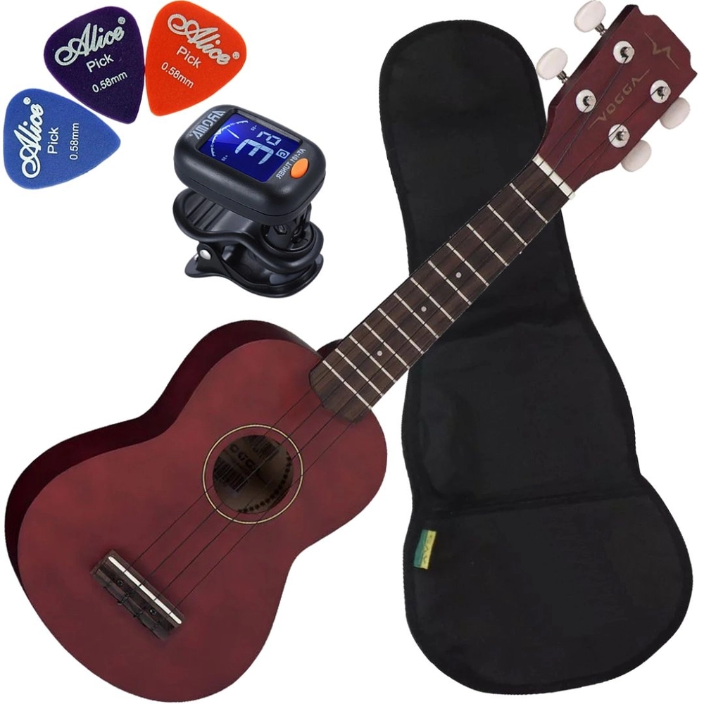 Kit Ukulele Acústico Soprano Vogga Vuk303 Bc Fosco