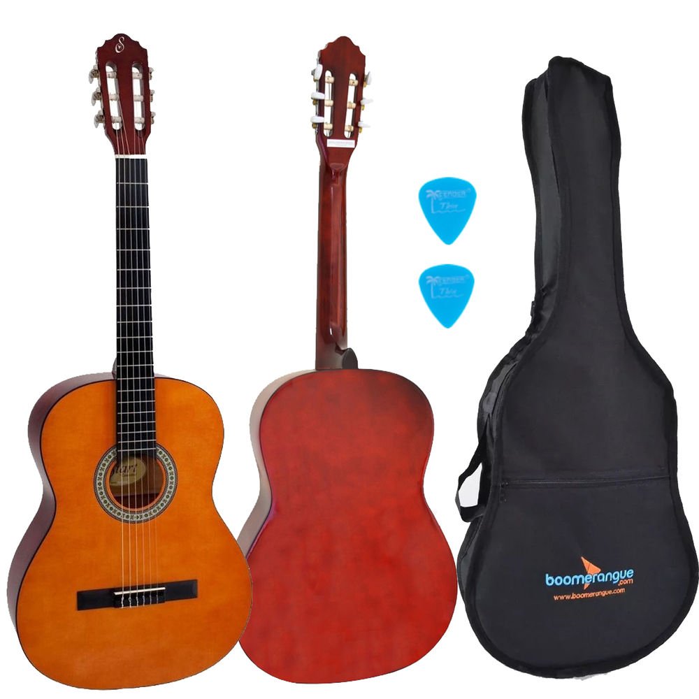 Kit Violão Acústico Estudante Aço S14 Nt Natural Giannini