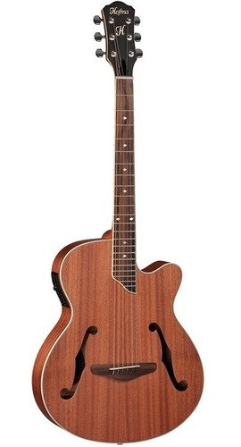 Kit Violão Eletroacústico Aço C/ Afinador Hmf240 Nt Hofma