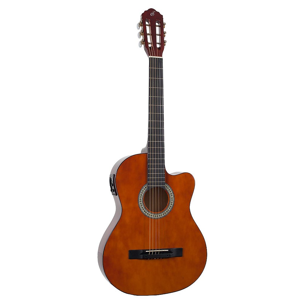 Kit Violão Giannini Elétrico Sf14 Natural + Capa