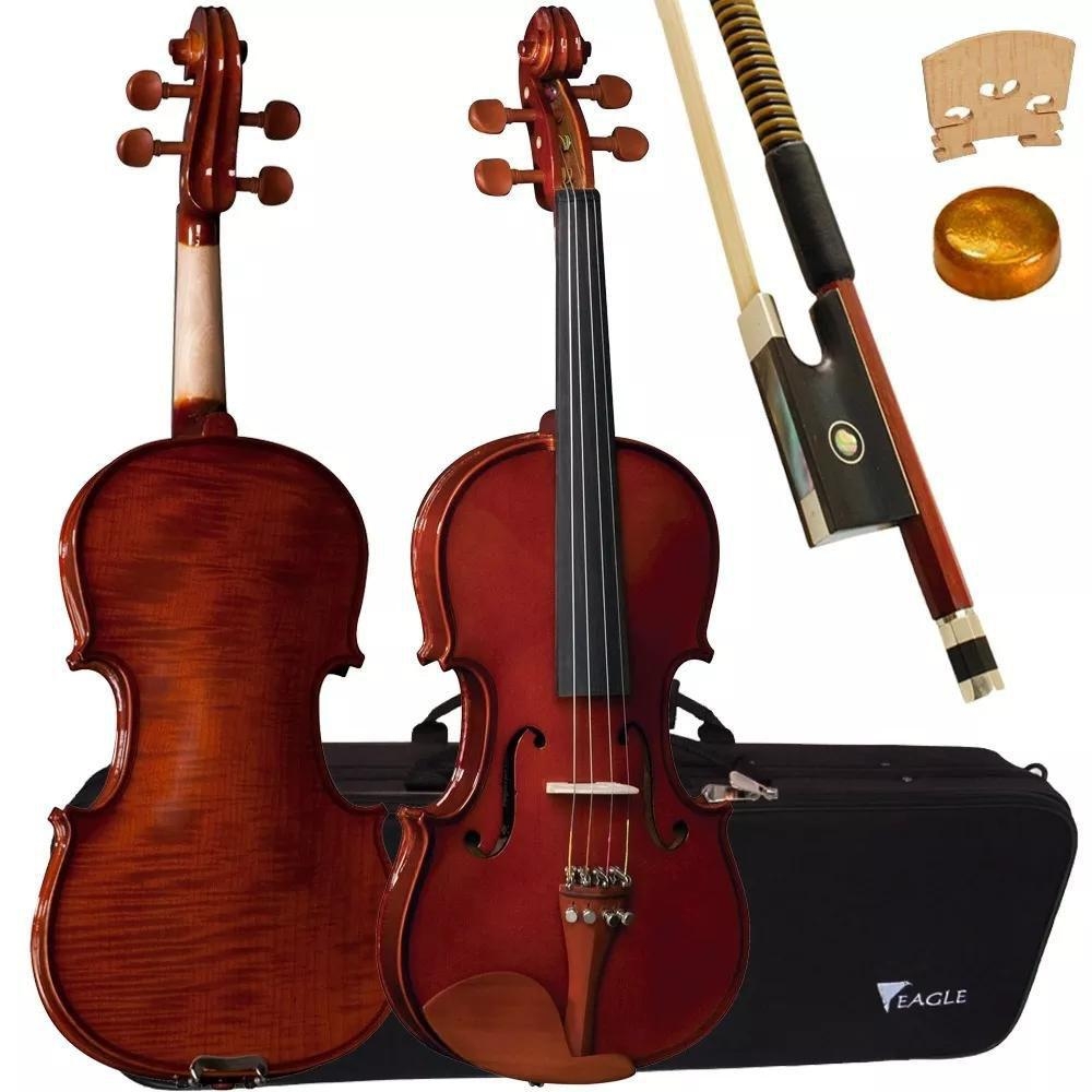 Kit Violino Clássico 3/4 + Estojo Ve431 Eagle Frete Grátis