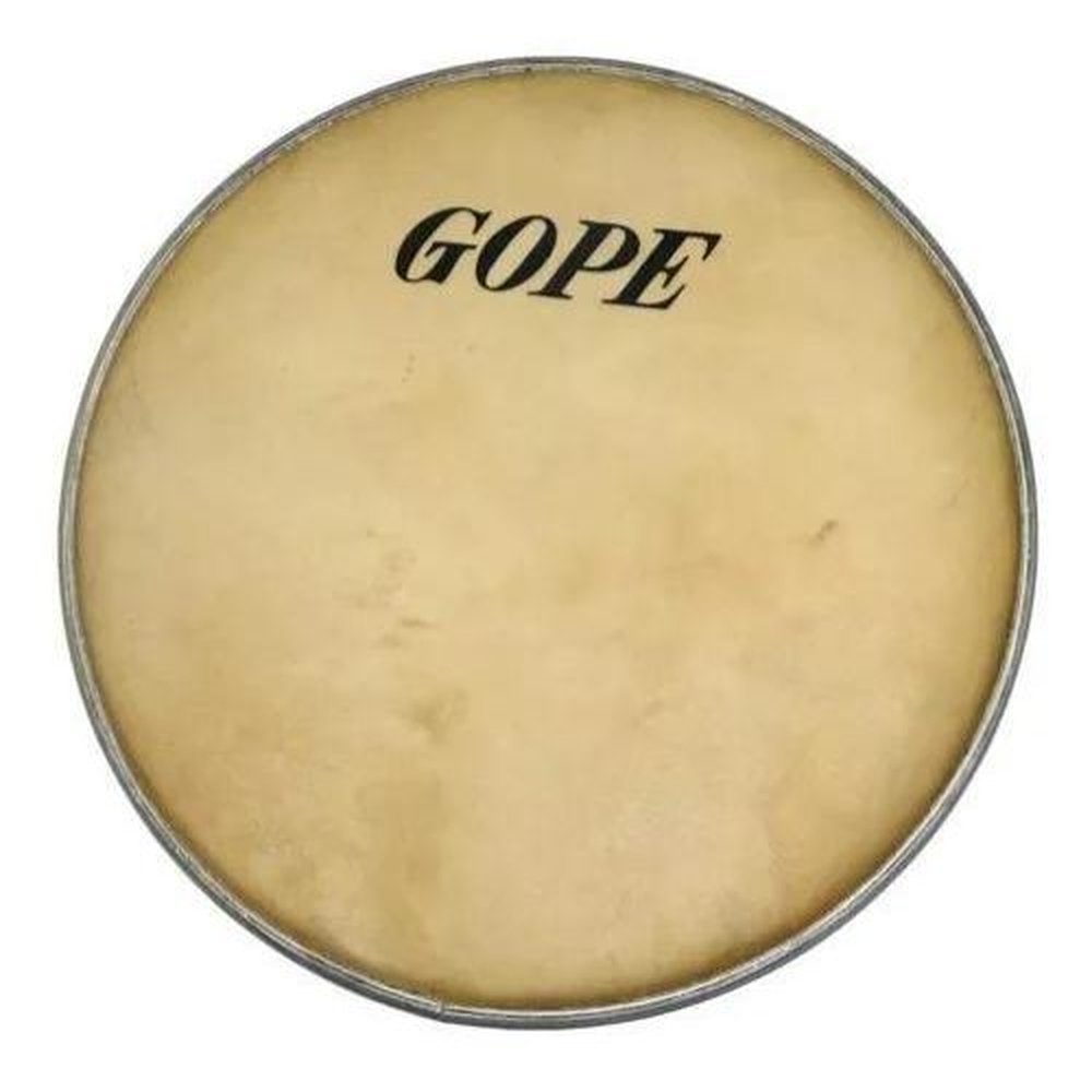 Pele Gope 14 Polegadas Couro Animal Cabra Montada 1514c