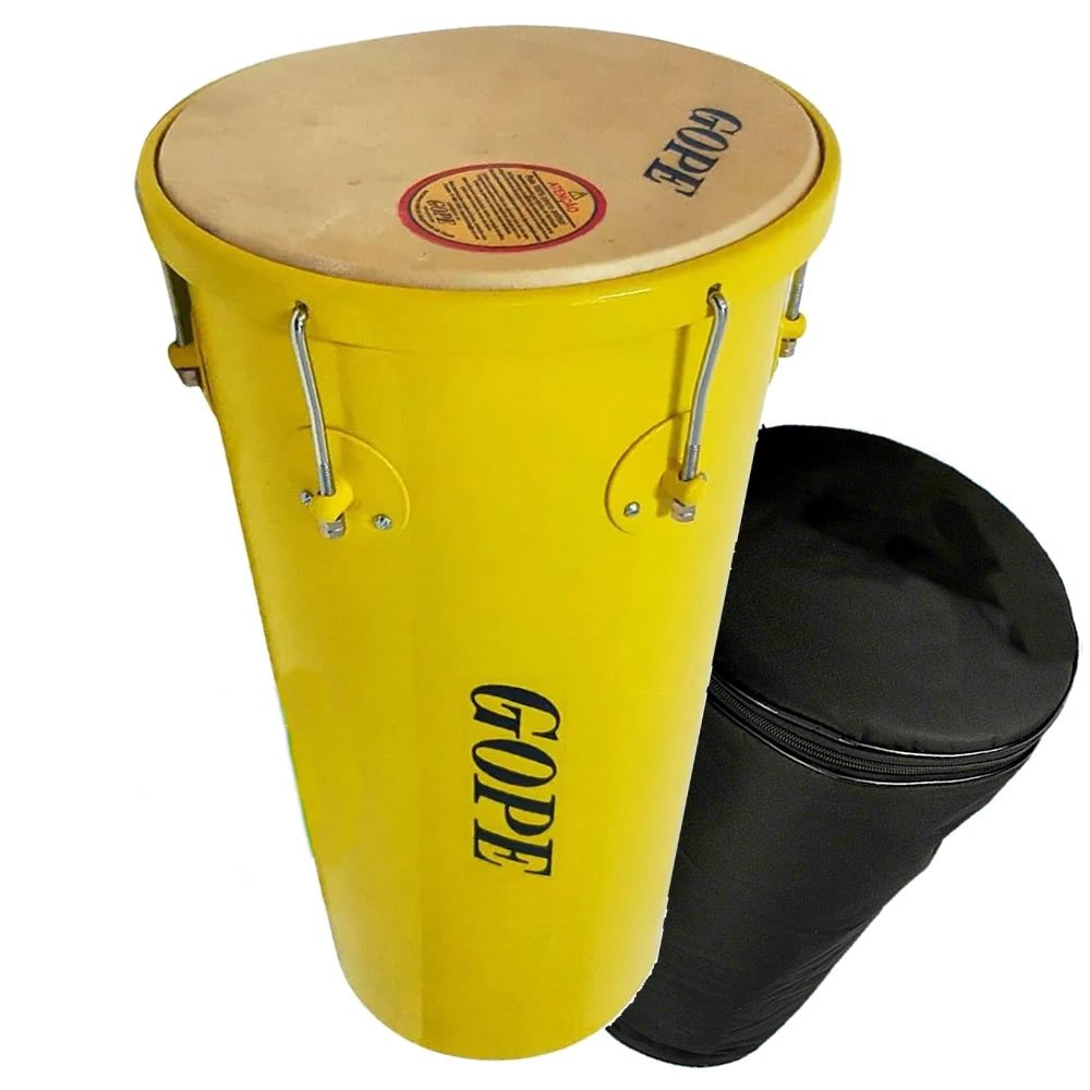 Rebolo Tantan Alumínio Gope  45cm 10 Pol Amarelo + Capa