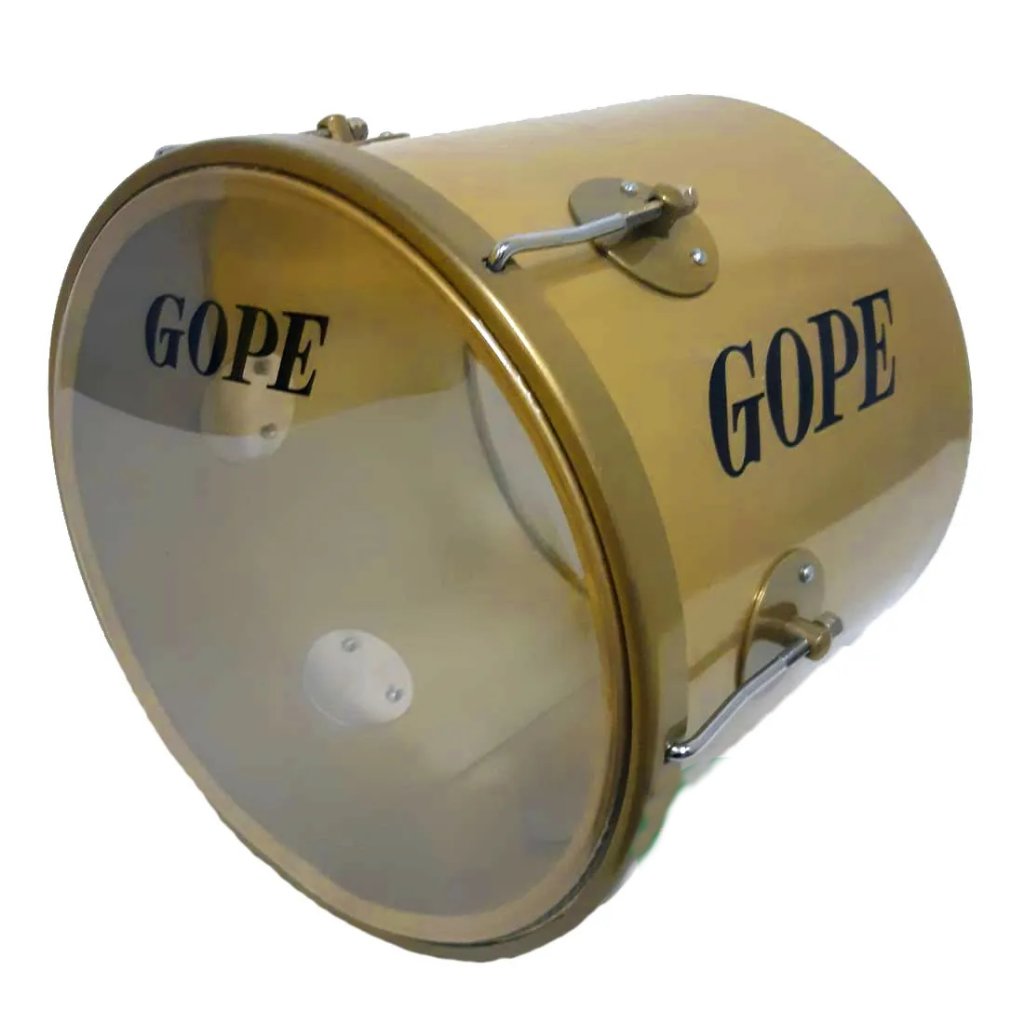 Repique De Mão Gope 30 Cm 11 Pol 6 Afinações Dourado