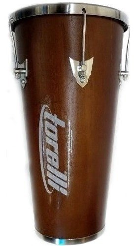Timba De Madeira Torelli 50x10 Tabaco Pele Animal Tp379