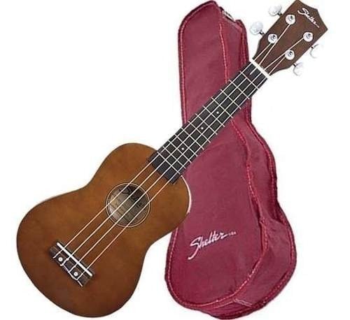 Ukulele Soprano 21 Nylon Corpo Basswood + Capa Uksp Shelter