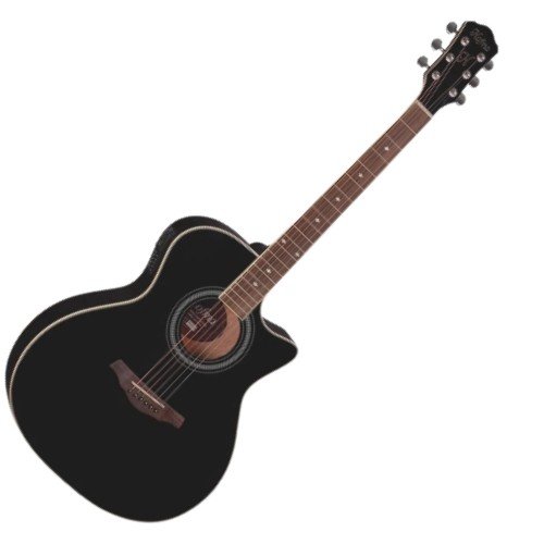 Violão Elétrico Hofma HMA260 bk Preto Aço