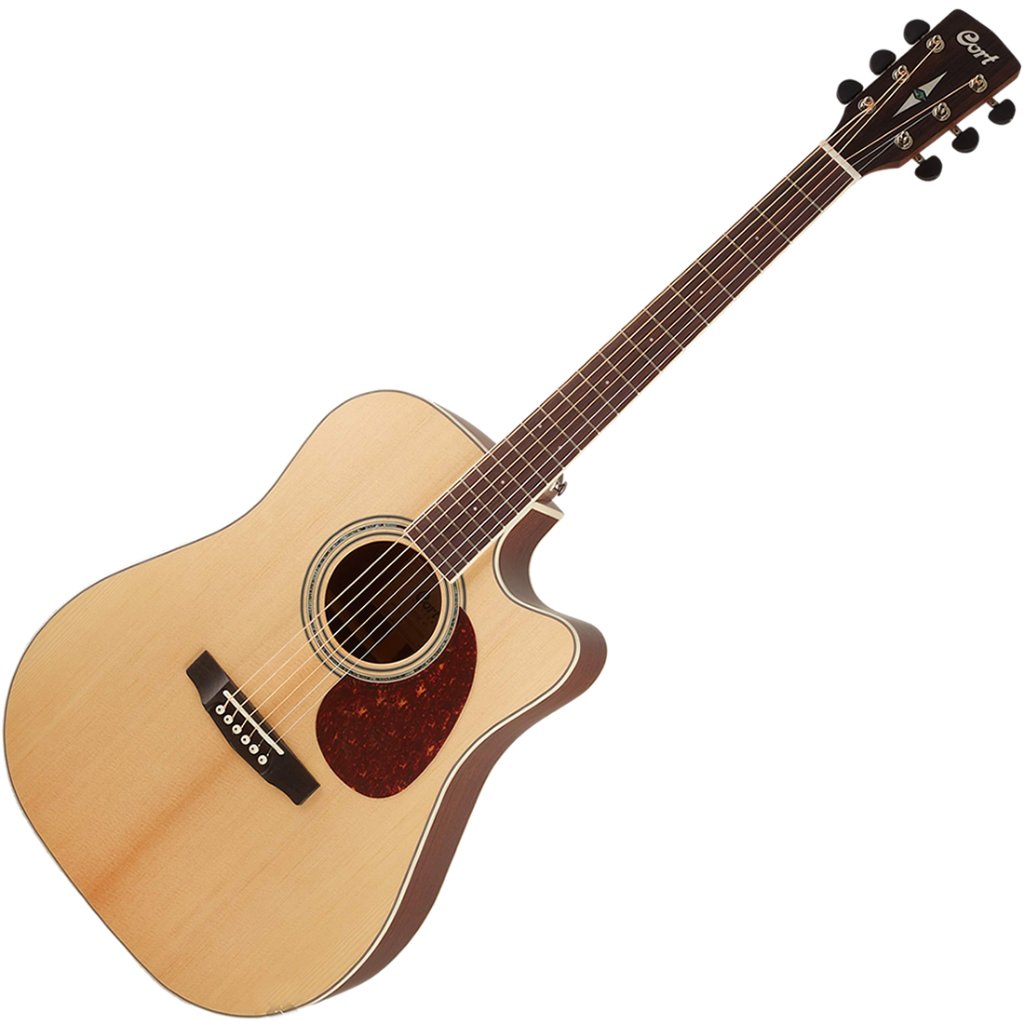 Violão Eletroacústico Folk Cort Mr710f Eq Fishman Natural Satin