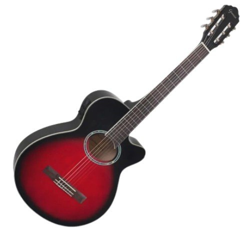 Violão Giannini Elétrico Nylon Gnf-1D Ceq Brb Brownredburst
