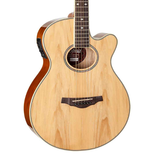Violão Eletroacústico Hofma HMF249 NT Natural Aço com Equalizador Integrado e Afinador