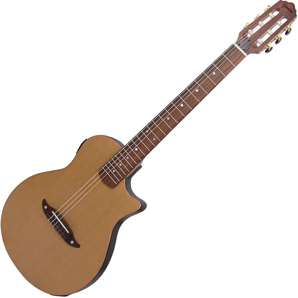 Violão Nylon Elétrico Flat Cutaway Giannini Stage STN CDR CEQ Natural Satin (NS)