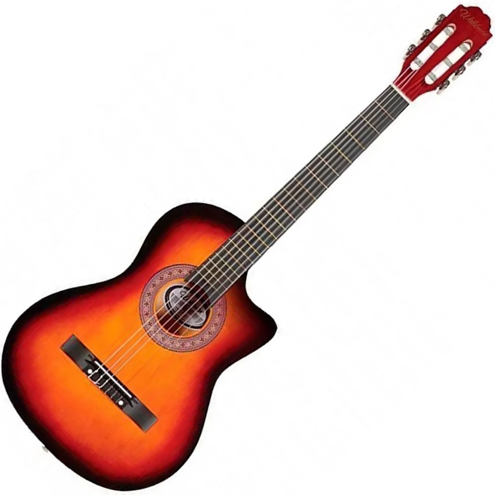 Violão de Nylon Acústico Waldman PPC-1 SB Sunburst