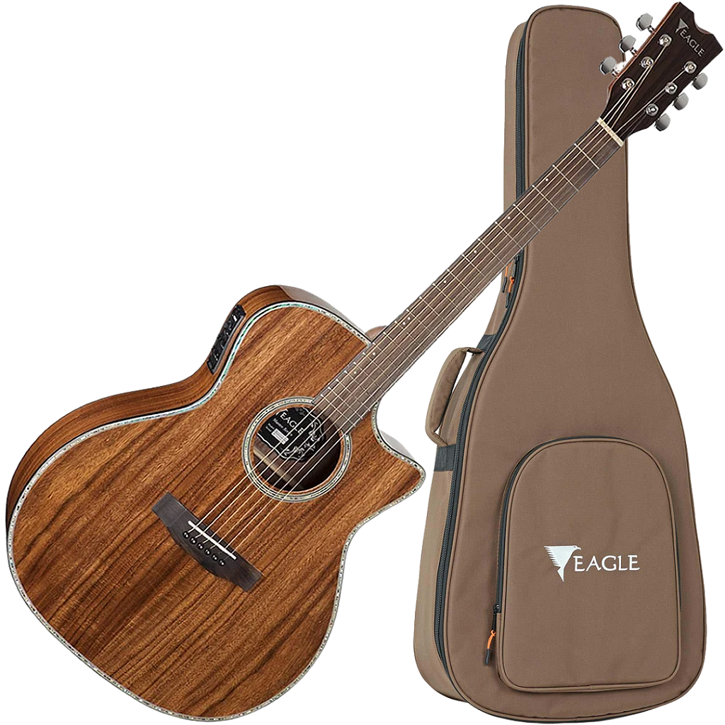 Violão Folk Auditorium Eletroacústico EMA433 CE - Eagle C/ Case