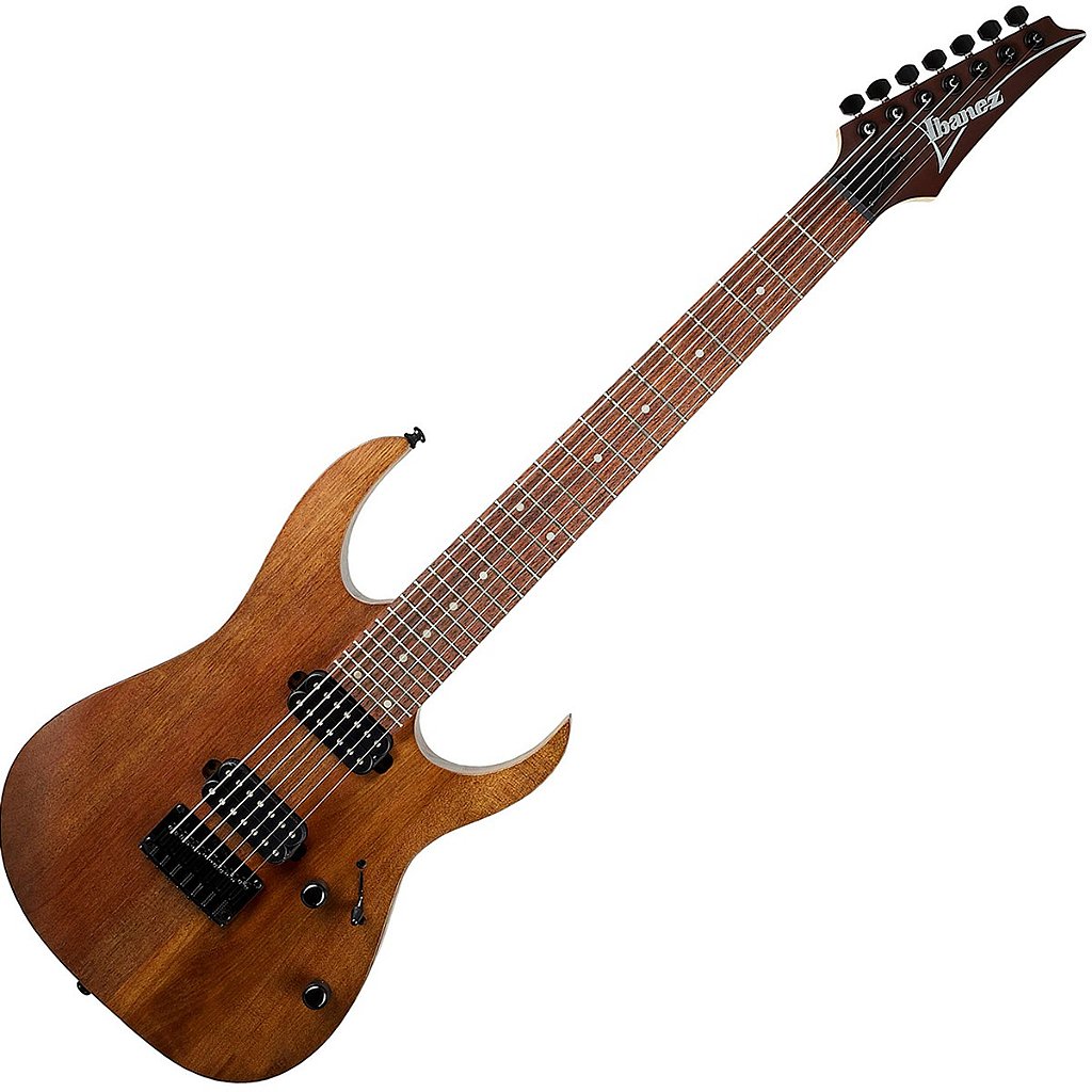 Guitarra Elétrica Ibanez RG7421 7 Cordas Ponte Fixa Walnut Flat (WNF)