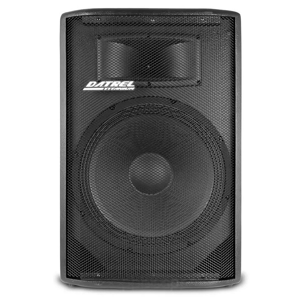 Caixa De Som Ativa Datrel AT15-300 Bluetooth 300W 15 Pol Bivolt Preta