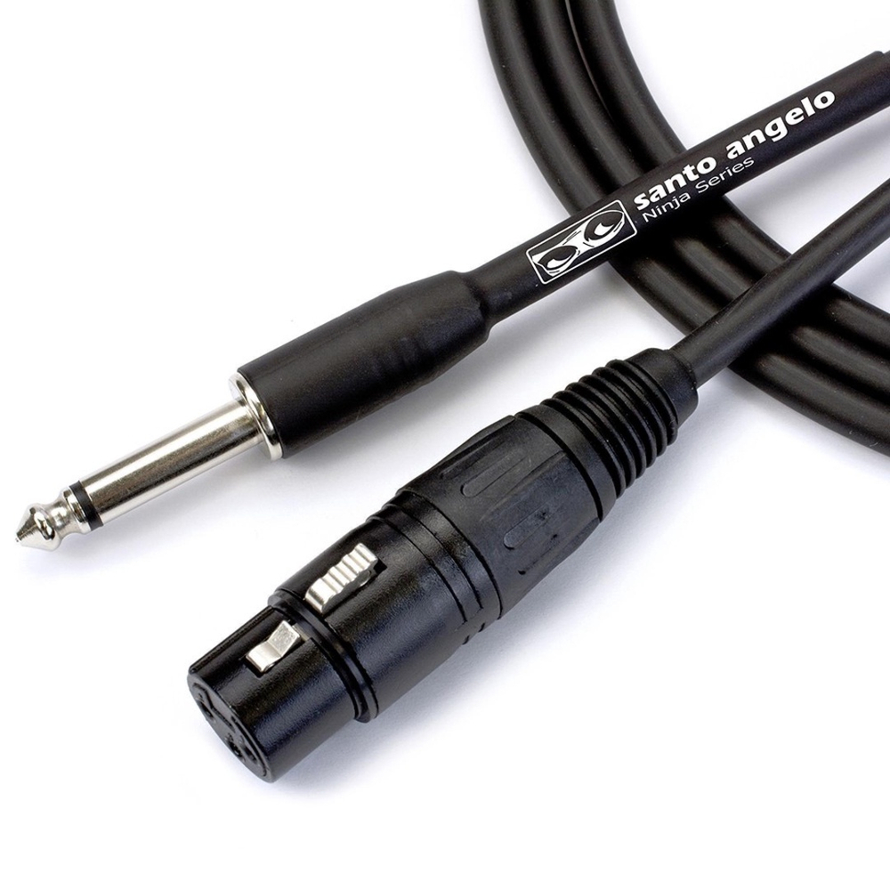 Cabo Microfone Xlr X P10 SA2X 3,5m Santo Ângelo Angelo 10FT