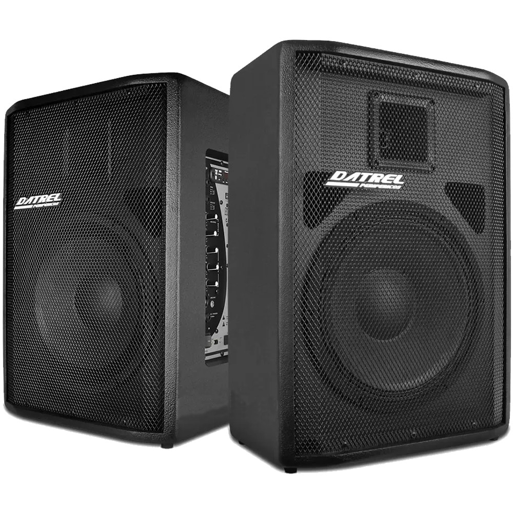 Kit Caixa de Som Ativa Usb Bluetooth + Passiva 500w Rms - Datrel