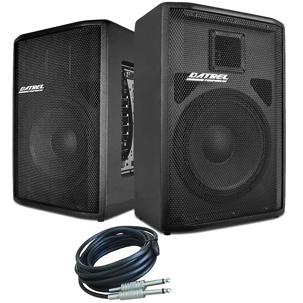 Kit Caixa de Som Ativa Usb Bluetooth + Passiva 500w Rms - Datrel CSX01