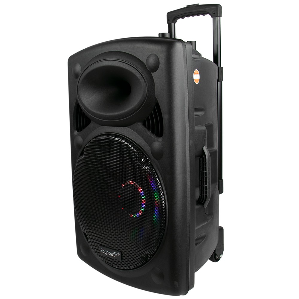 Caixa de Som Ecopower EP-1903 SD / USB / Bluetooth / Karaokê
