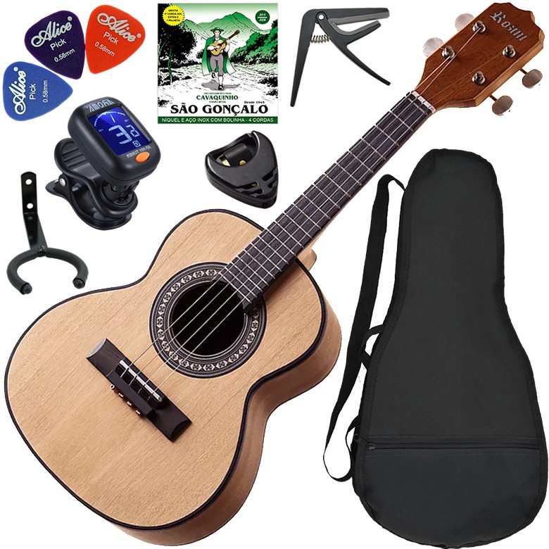 Kit Cavaco Acústico Rozini Estudante RC10 ACFI Fosco Cvx04