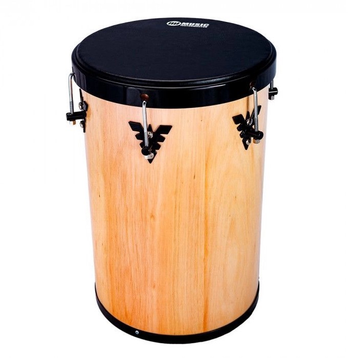 Rebolo PHX 50cm x 12'' Madeira Especial Verniz Aro Preto 921MA Samba Music