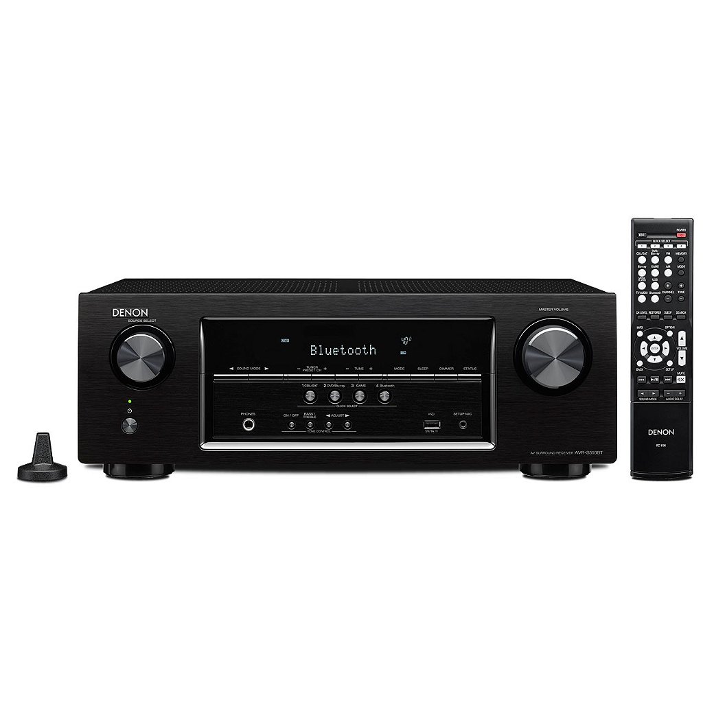 Receiver AVR-S510BT 5.2 Canais 4K Ultra HD Bluetooth - DENON