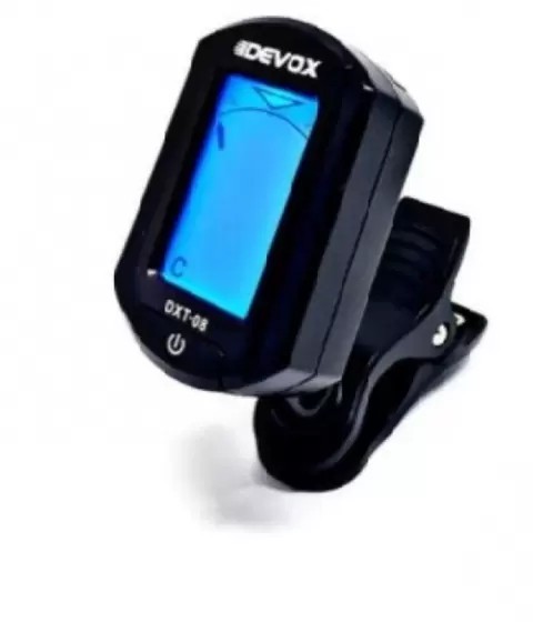 Afinador Digital Clip Guitarra Violão Devox Dxt-08 Cromático
