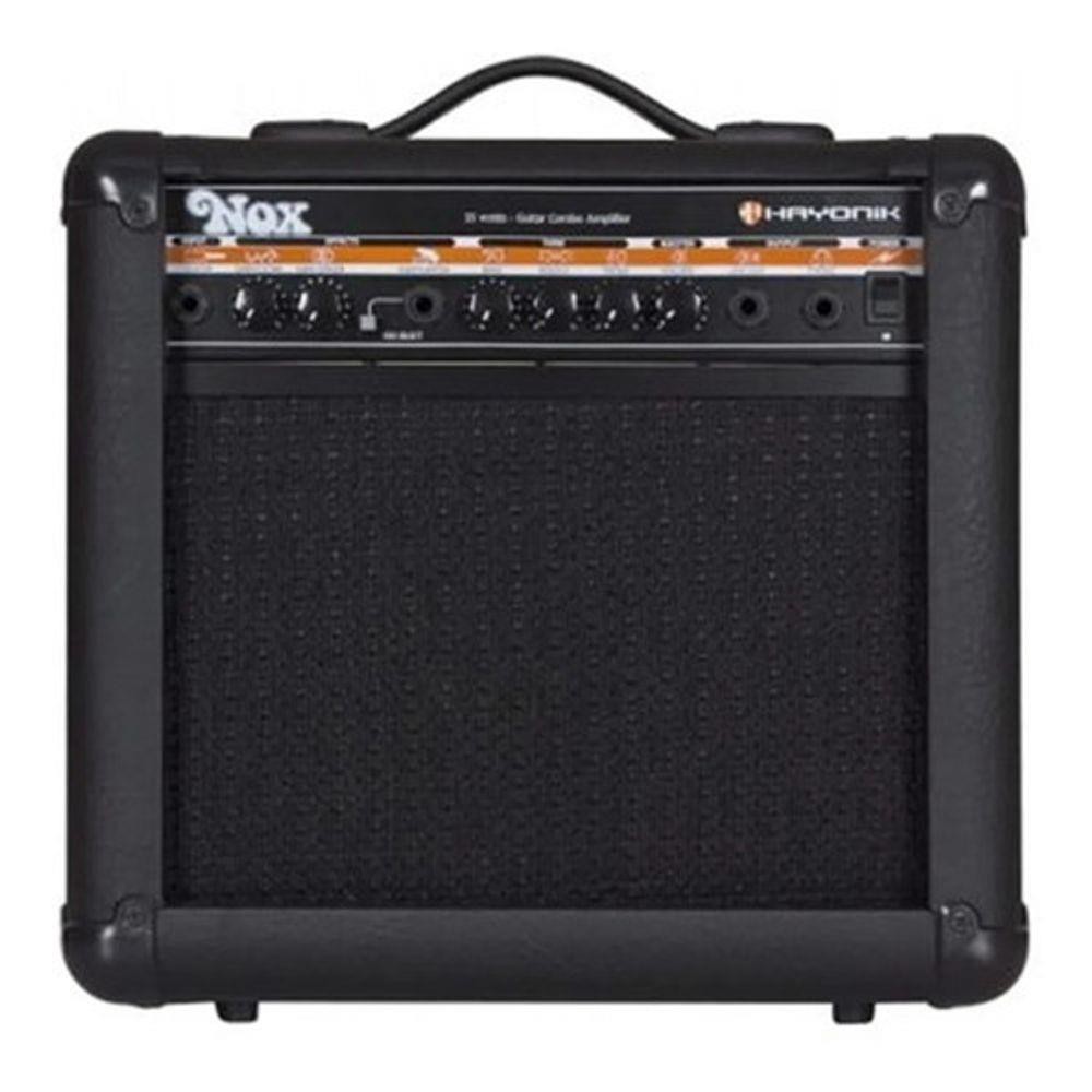 Cubo Amplificador Para Guitarra Hayonik Nox 35w Rms Preto