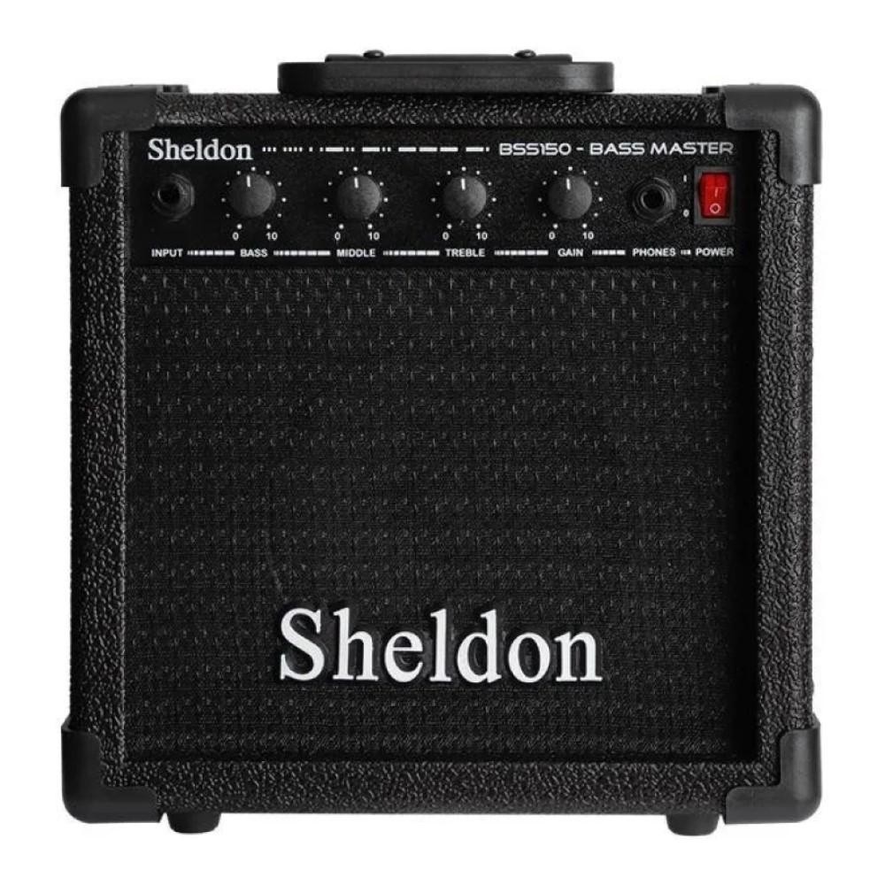 Amplificador Para Contra Baixo BSS-150 Sheldon 6 Pol Bivolt 15W RMS