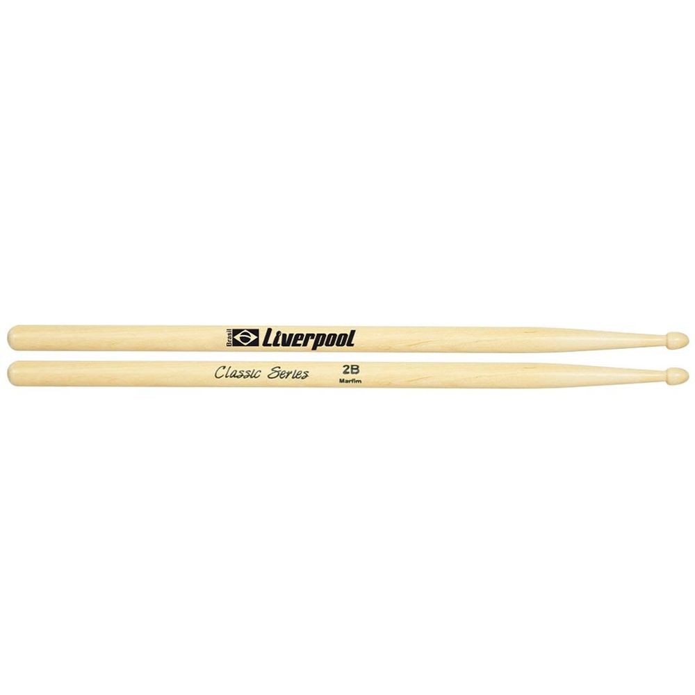 Baqueta Classic Series 2B Ponta de Madeira LL2BM Liverpool