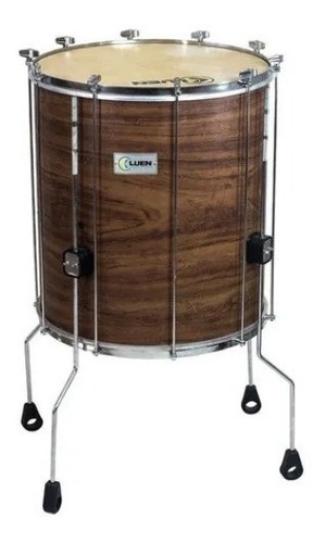 Surdo 60X18 Linha Guetto Imbuia Com Pele Animal - Luen