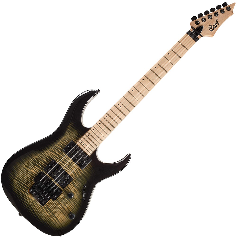 Guitarra Cort X300 Grb Floyd Rose / Pickup Emg Ativo Grey Burst