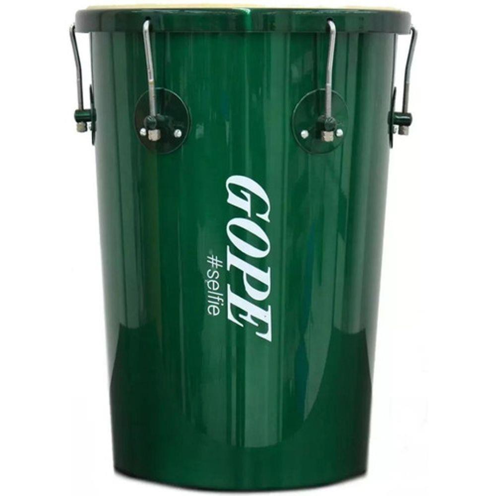 Rebolo Cônico Gope Alumínio 45x12 Pele Couro Selfie Verde