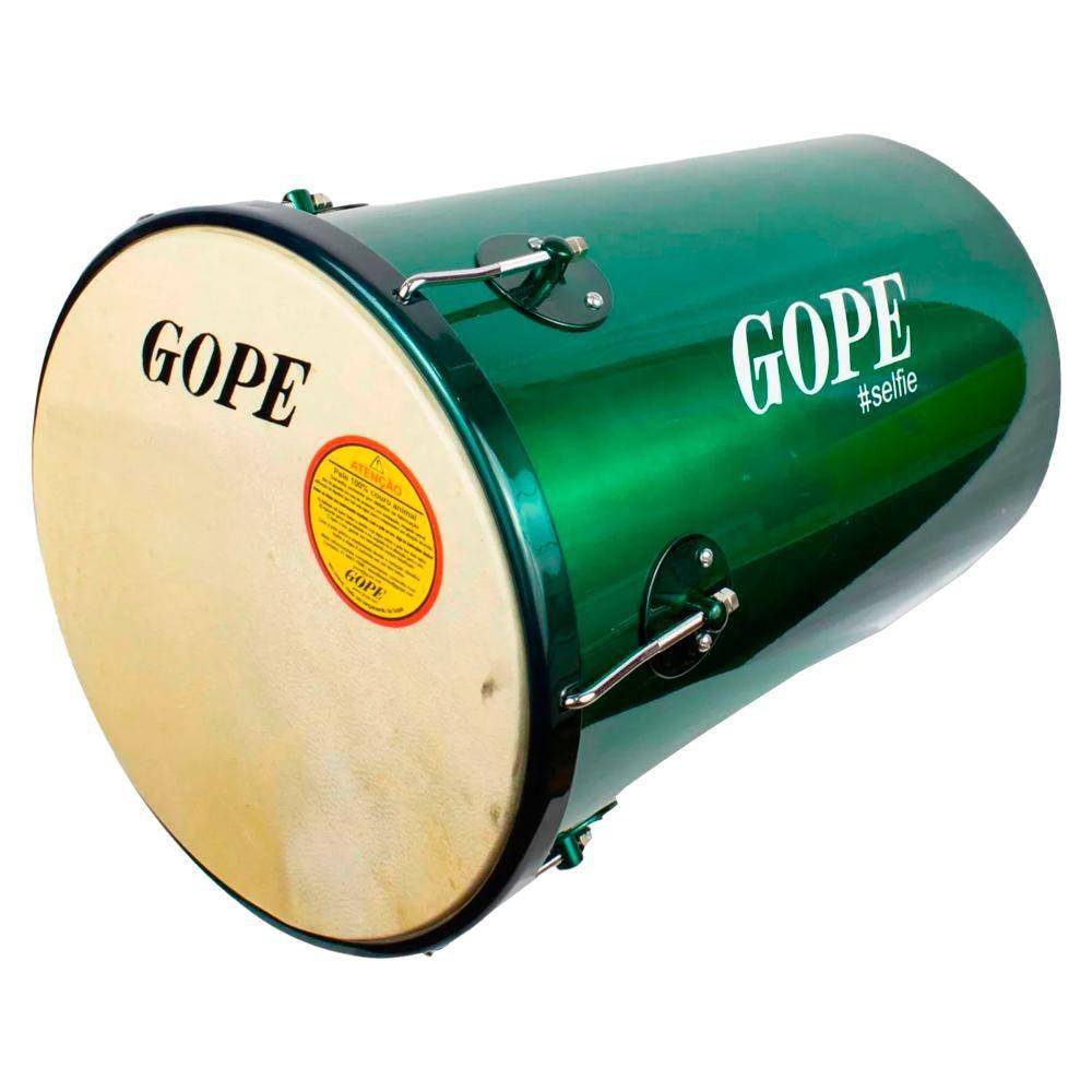 Rebolo Cônico Gope Alumínio 45x12 Pele Couro Selfie Verde