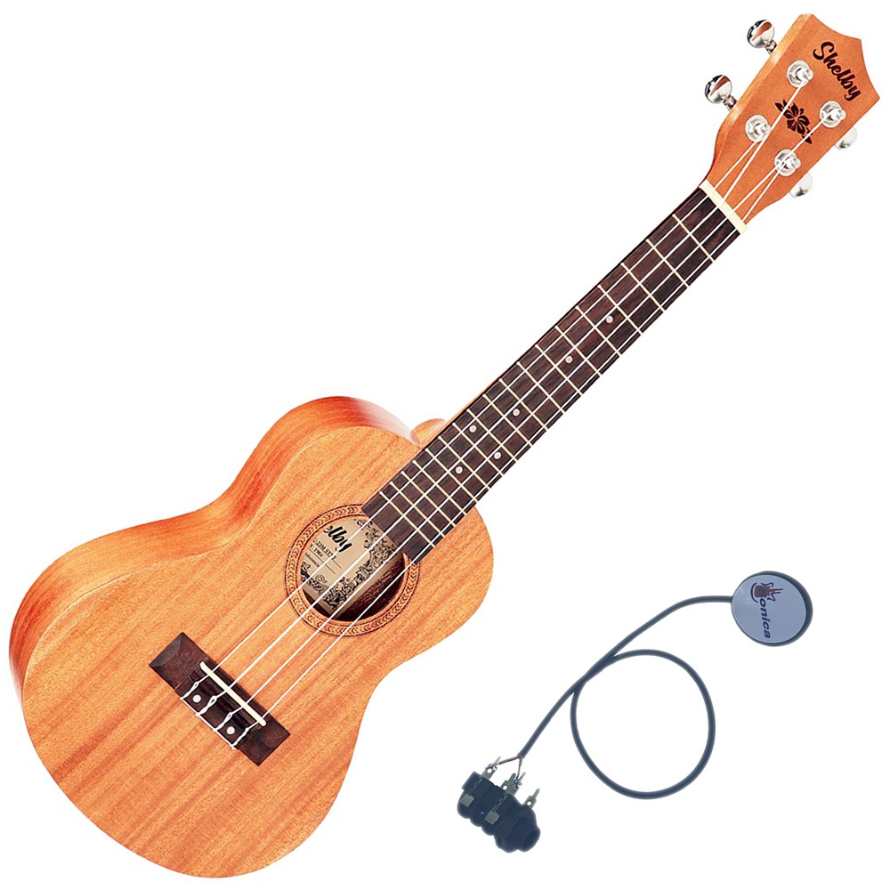 Ukulele Concerto Eletroacústico Nylon SU23M Natural SHELBY VTR229