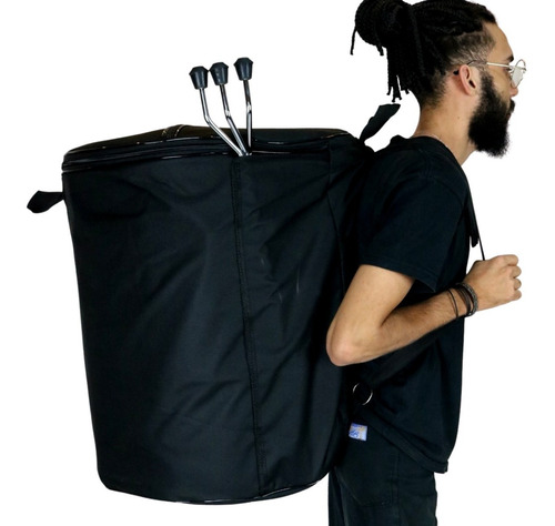Capa Acolchoada Para Surdo 18 Polegadas X60 Nylon Extra Luxo