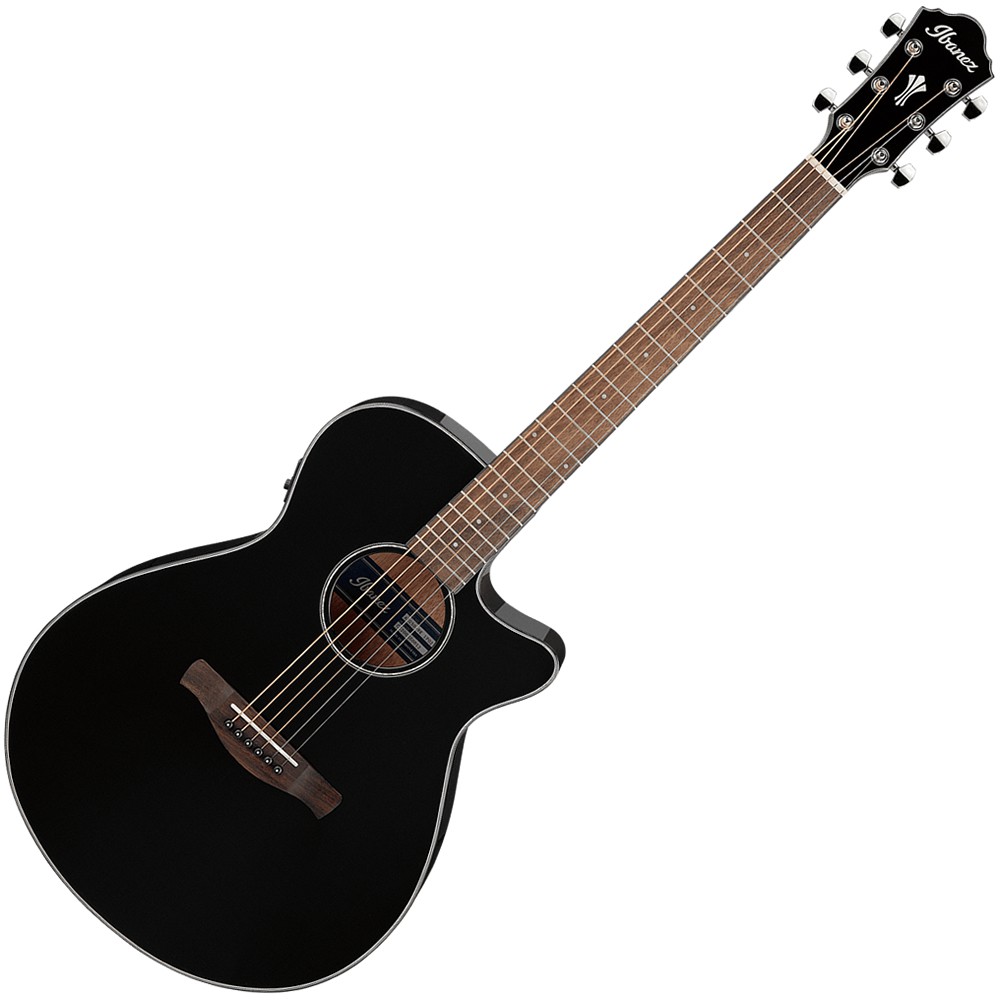 Violão Eletroacústico Aço Cutaway Ibanez AEG 50 Preto BK