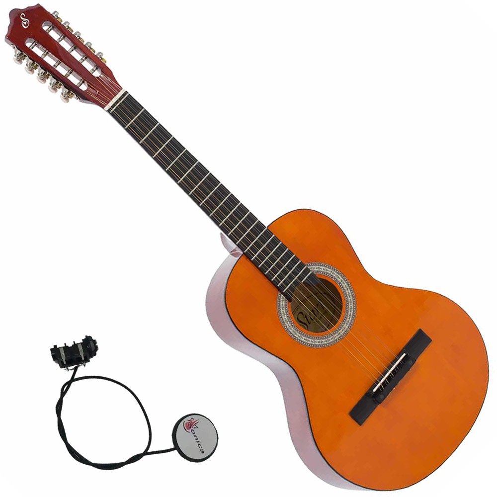 Viola Eletroacústica Canhota Giannini Start VS-14 Natural (N)
