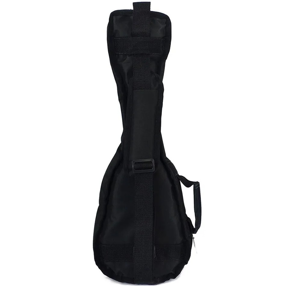 Capa Para Ukulele Concerto Nylon Acolchoada Preta Carbon