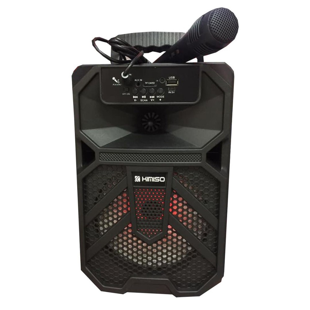 Caixa de Som Kimiso Karaoke Wireless Bluetooth QS-2601 6.5