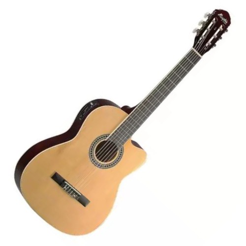 VIOLÃO MEMPHIS AC-60 NATURAL NYLON ELÉTRICO