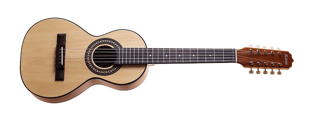 Kit Viola Caipira Ponteio Rozini Rv151 Natural Fosco C/ Acessórios