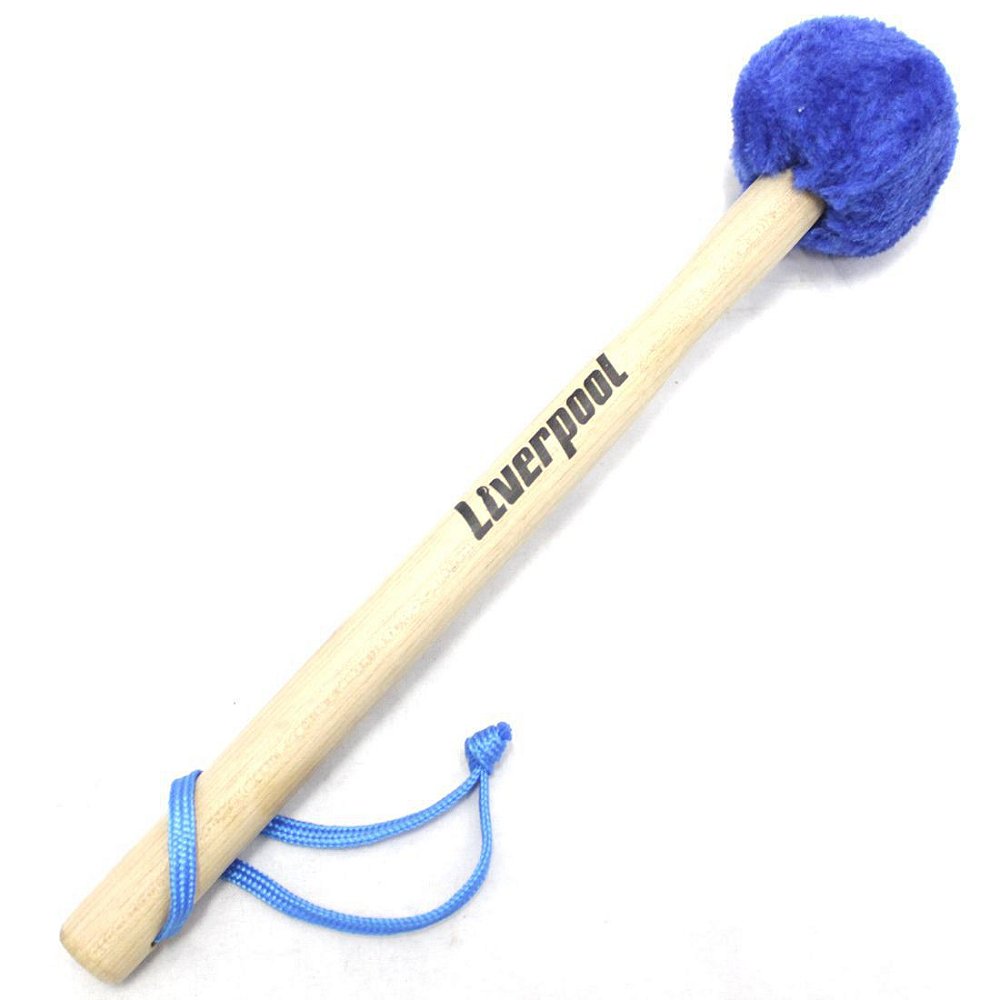 Kit 8 Maçanetas Liverpool Para Bumbo Bola Revestida Pelúcia Azul