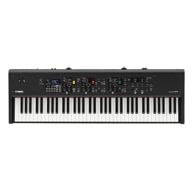 Piano Yamaha Stage Cp73 Preto Qualidade Versátil