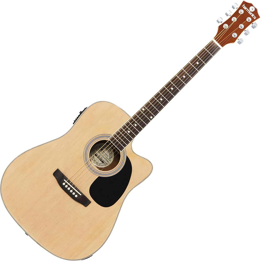 Violão Eletroacústico Harmonics GE-30 Aço Folk Natural