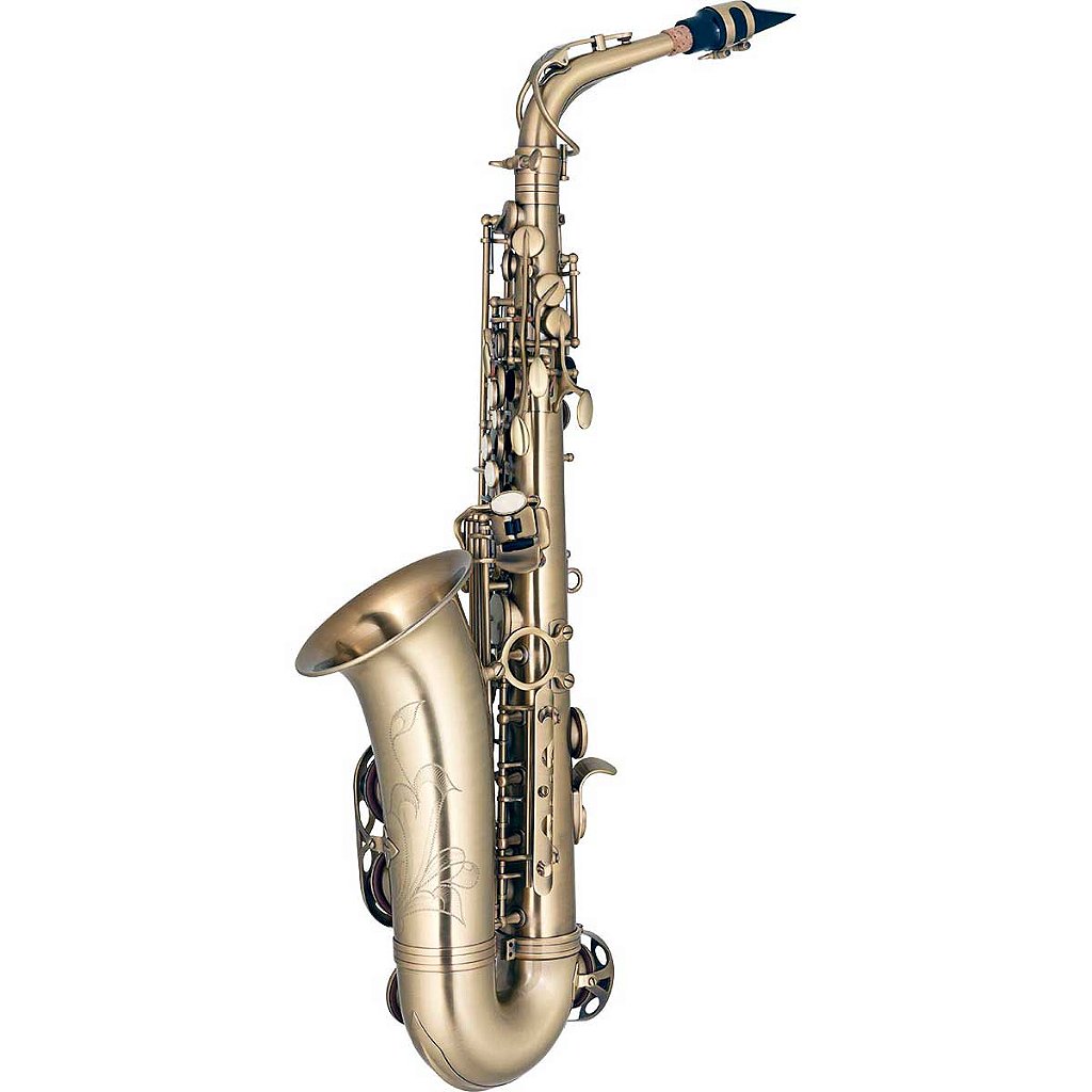 Saxofone Alto EB Eagle SA500 VG Envelhecido Com Case