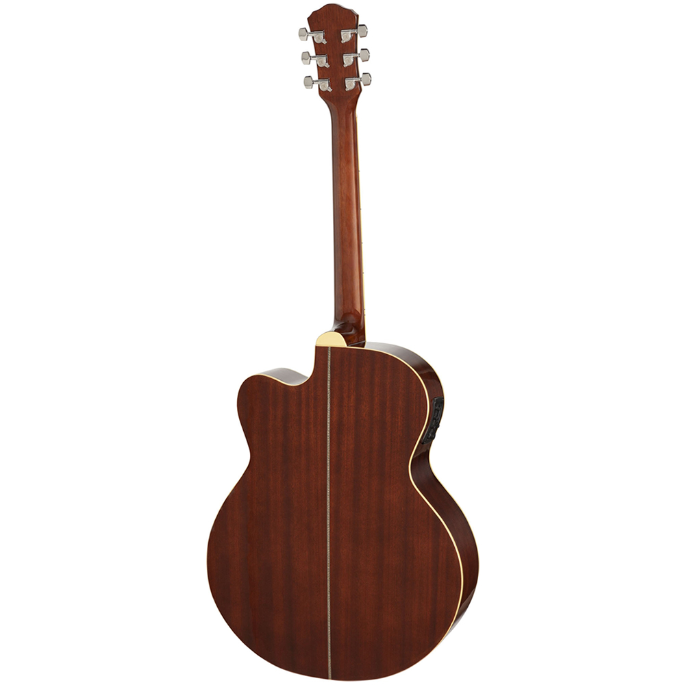 Violão Eletroacústico Cutway Jumbo Hofma HMJ223 Aço Natural Brilhante
